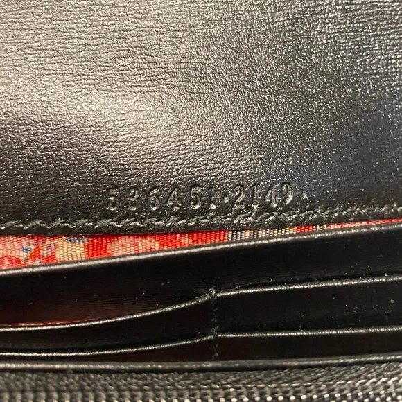 RARE GUCCI Web Quilted Leather Marmont Wallet - Picture 7 of 13